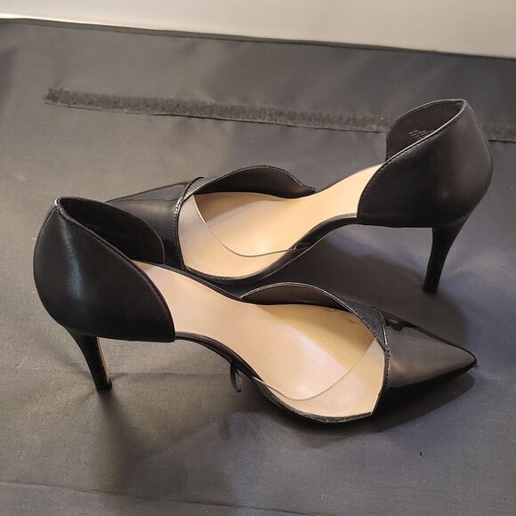 ALDO MOONGLOW HIGH HEELED D'ORSAY PUMPS WITH POINTED TOE AND STILETTO HEEL G1 - Picture 9 of 15